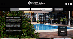 Desktop Screenshot of hotelpuertodijama.com